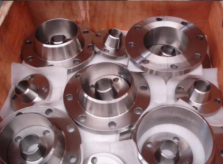 Wholesale OEM BS, ANSI, JIS, DIN Stainless Steel Carbon Steel A105 Forged Welding Neck 150lbs Threaded Forged Flanges Factory Price