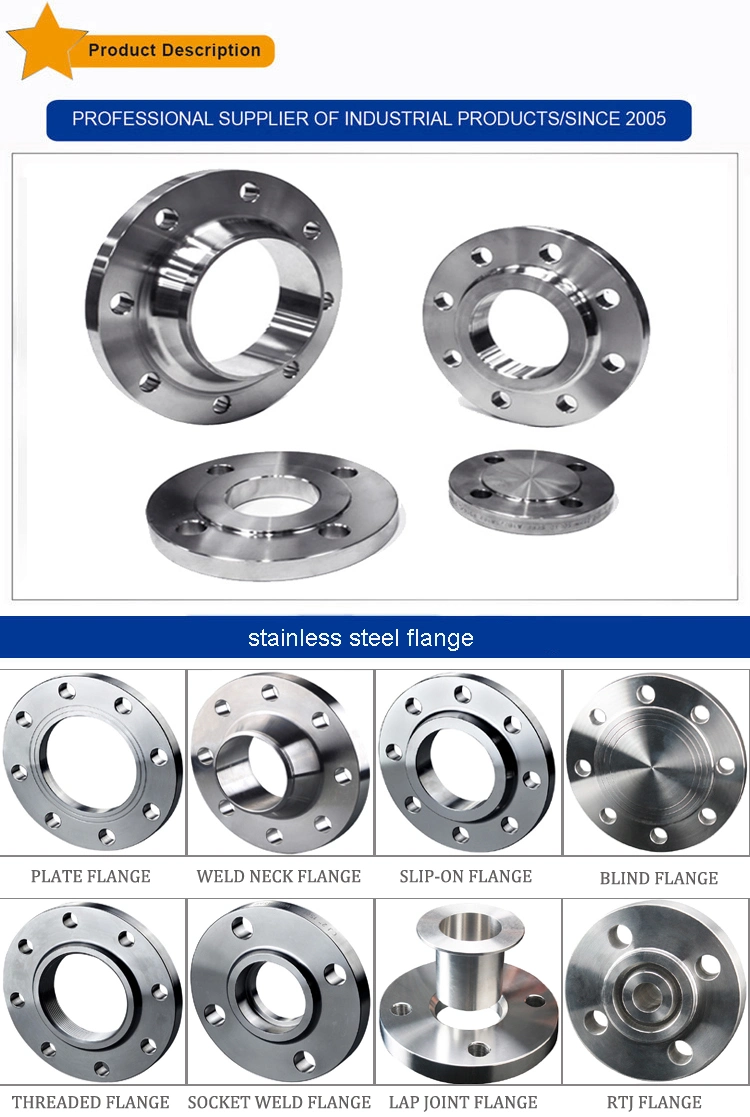 Stainless Steel ANSI B16.5 Forged Blind Flange Class 300 Lap Joint Loose Flange