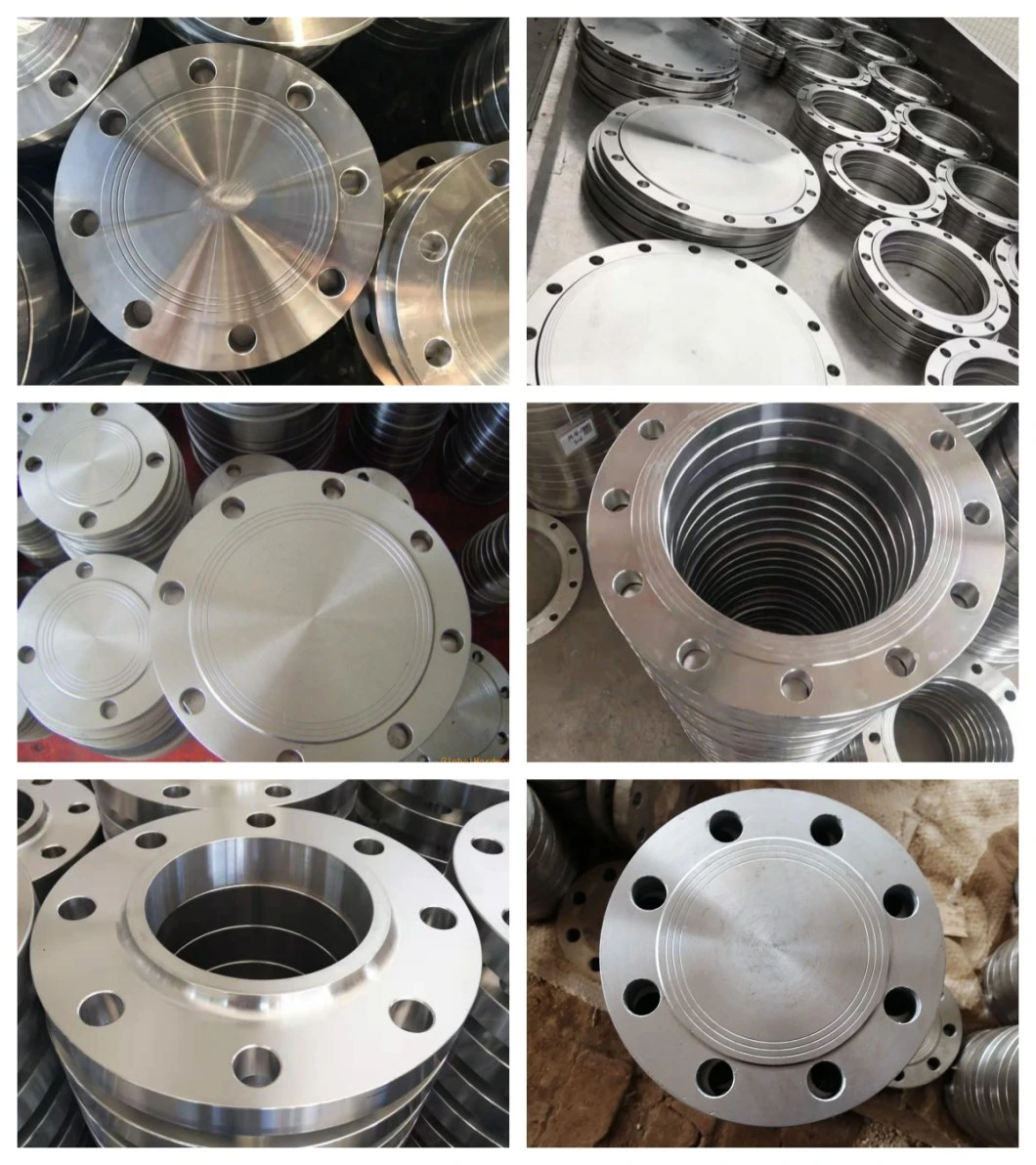 ANSI/DIN/JIS/En Carbon Steel Threaded/Plate/Blind Flange Alloy Steel Forged Stainless Steel Blind Blank Flanges for Semiconductor