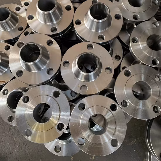 JIS DIN ANSI B16.5 Bridas de acero forjado Ss/CS RF/FF Deslizamiento en brida Wn